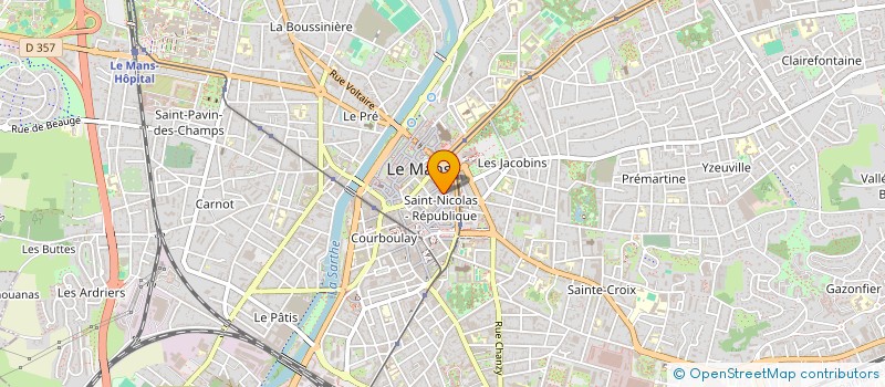 localisation de l'entreprise L.H. à LE MANS