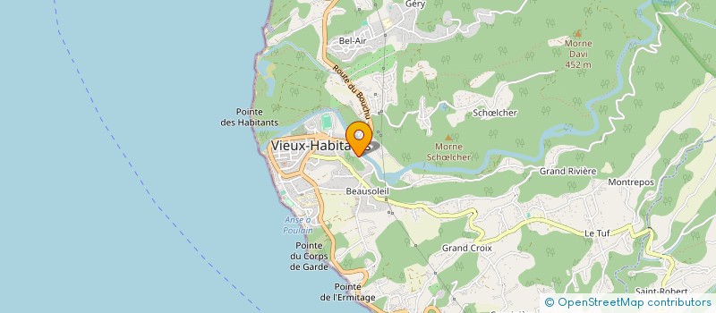 localisation de l'entreprise L.H  VIEUX-HABITANTS