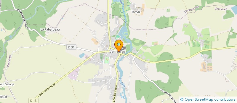 localisation de l'entreprise L & H  PARTHENAY