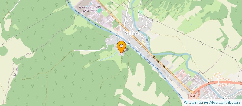 localisation de l'entreprise L.H.  VELAINES