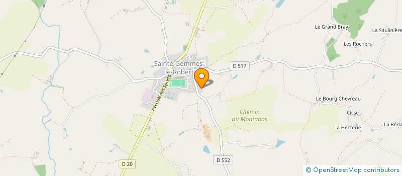 localisation de l'entreprise L&H BATIMENTS  SAINTE-GEMMES-LE-ROBERT