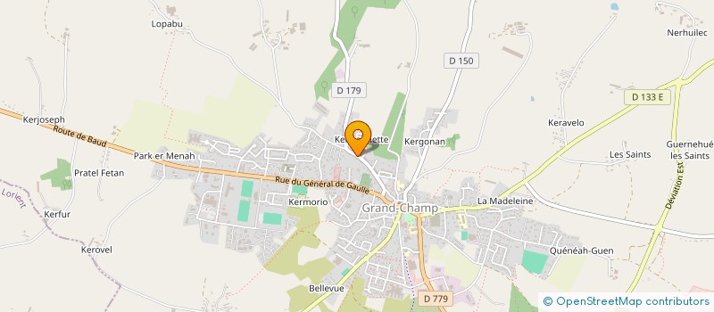 localisation de l'entreprise L'H CENTRE  GRAND-CHAMP