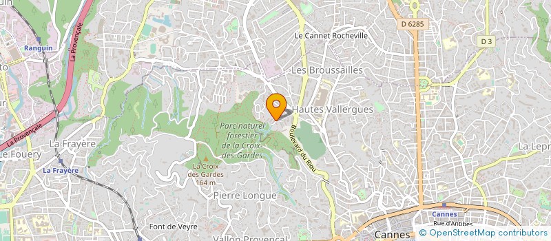 localisation de l'entreprise L&H CLOISONS à CANNES