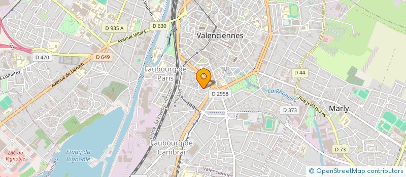 localisation de l'entreprise L'H DU SIEGE à VALENCIENNES