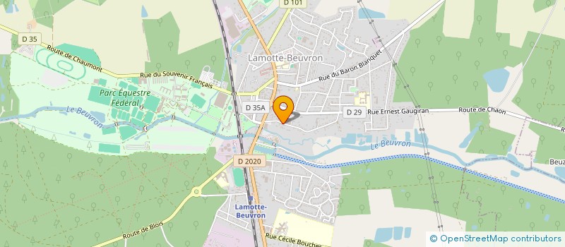 localisation de l'entreprise L&H INVESTISSEMENTS  LAMOTTE-BEUVRON