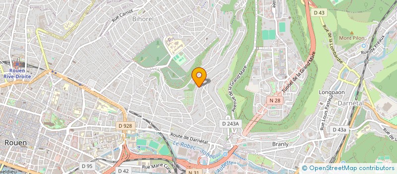 localisation de l'entreprise L&H LAUSANNE  ROUEN