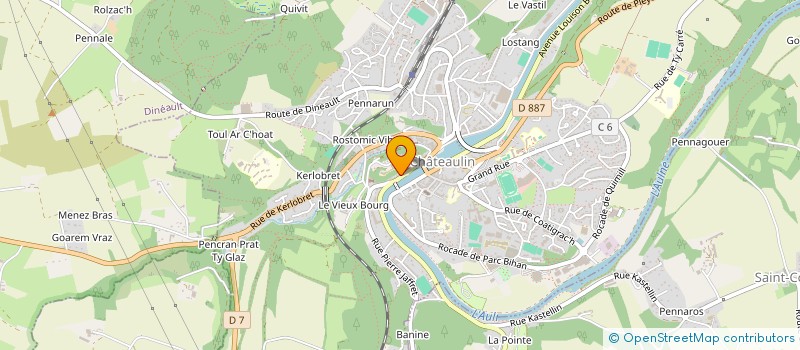 localisation de l'entreprise L&H NOTAIRES ASSOCIEES  CHATEAULIN