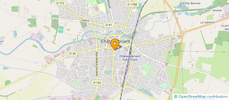 localisation de l'entreprise L&H PARTNERS  CHATEAUBRIANT