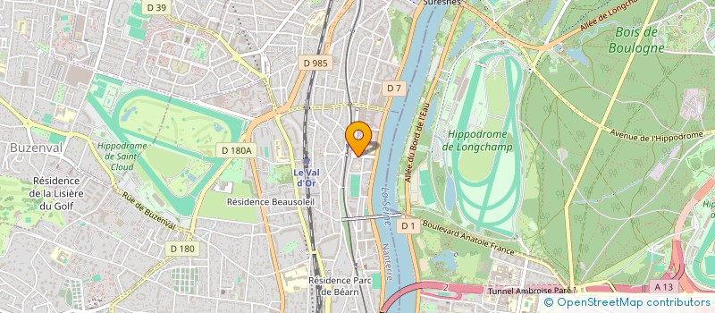 localisation de l'entreprise L.H.S.A.B.E. à SAINT-CLOUD