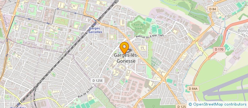 localisation de l'entreprise L.H.S.S.  GARGES-LES-GONESSE