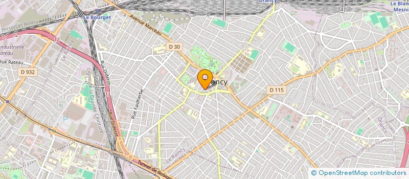 localisation de l'entreprise L.H.Z à DRANCY