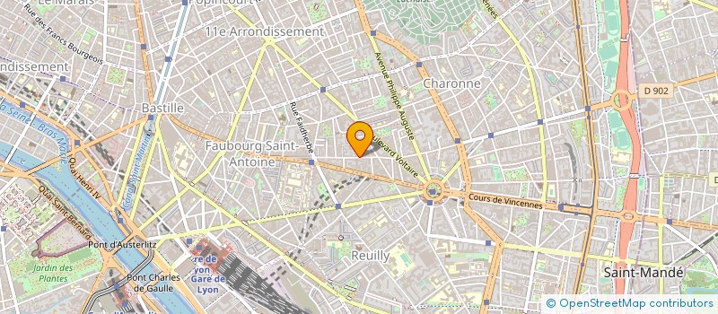 localisation de l'entreprise L HABILLAGE TENDU à PARIS