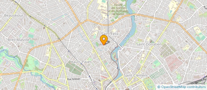 localisation de l'entreprise L'HABIT FLEURI à NANTES