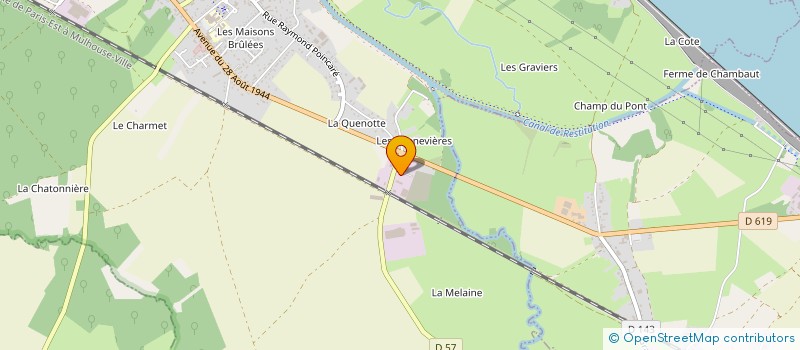 localisation de l'entreprise L.HABITAT à LUSIGNY-SUR-BARSE