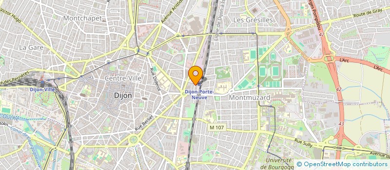 localisation de l'entreprise L'HABITAT à DIJON