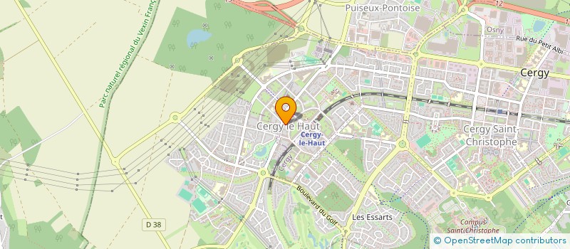 localisation de l'entreprise L'HABITAT  CERGY