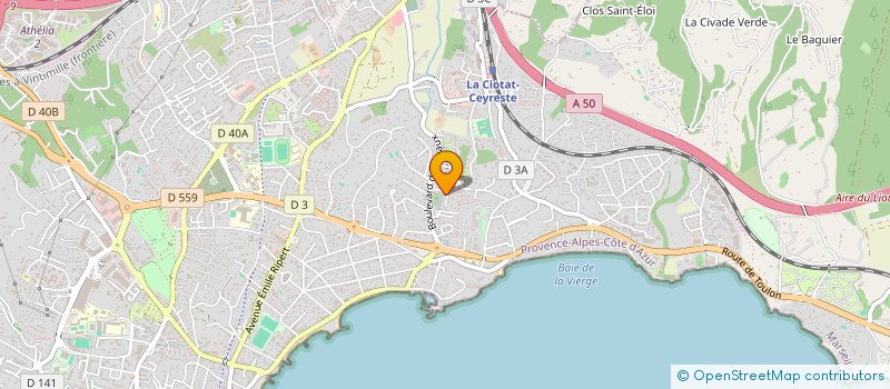 localisation de l'entreprise L'HABITAT FRANCAIS à LA CIOTAT