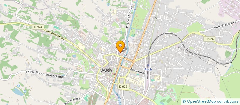 localisation de l'entreprise L'HABITAT GERSOIS à AUCH