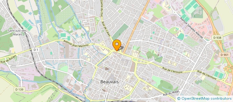 localisation de l'entreprise L'HACIENDA  BEAUVAIS