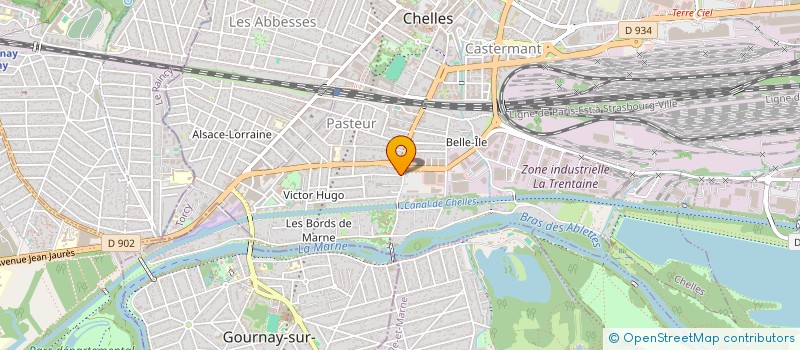 localisation de l'entreprise L HACIENDA  CHELLES