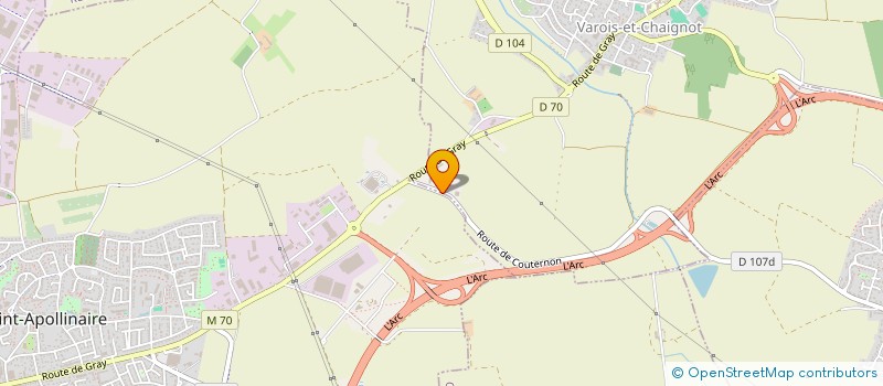 localisation de l'entreprise L'HACIENDA à VAROIS-ET-CHAIGNOT