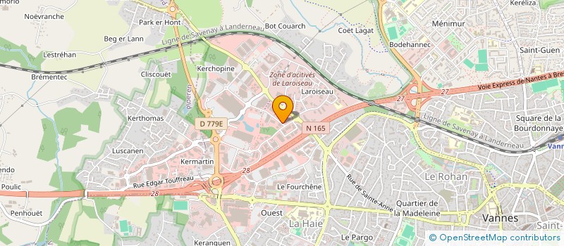 localisation de l'entreprise L'HACIENDA à VANNES