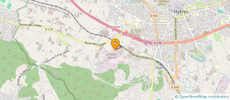 localisation de l'entreprise L'HACIENDA à HYERES