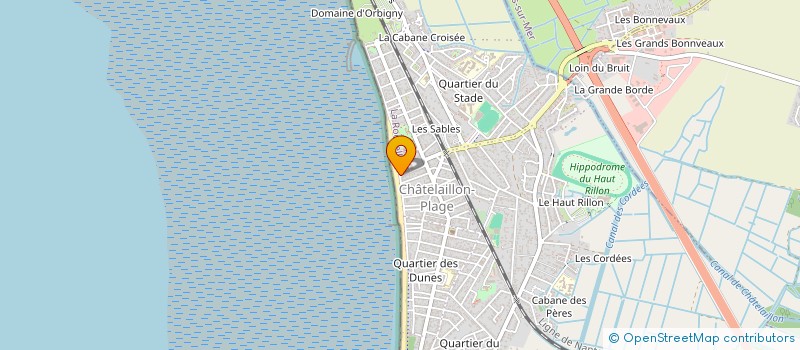 localisation de l'entreprise L'HACIENDA à CHATELAILLON-PLAGE