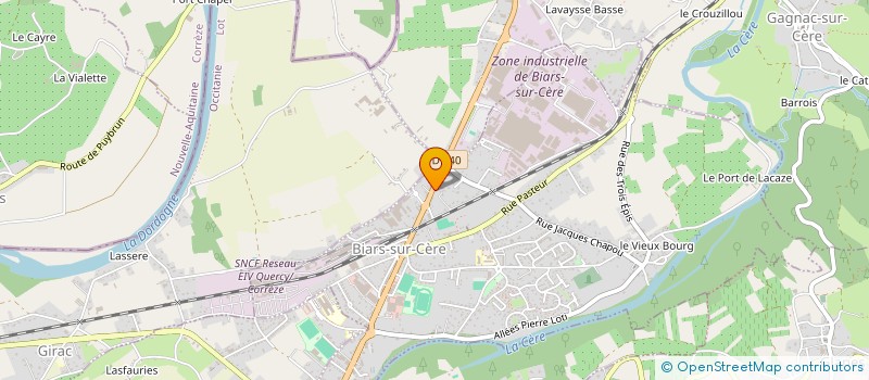 localisation de l'entreprise L'HACIENDA  BIARS-SUR-CERE