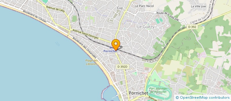 localisation de l'entreprise L'HACIENDA à PORNICHET