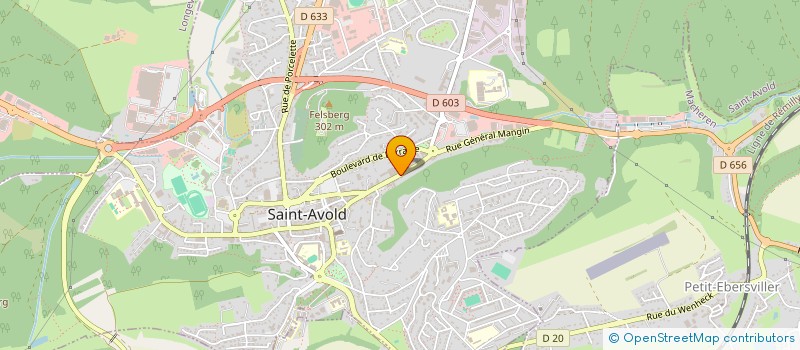 localisation de l'entreprise L'HACIENDA  SAINT-AVOLD