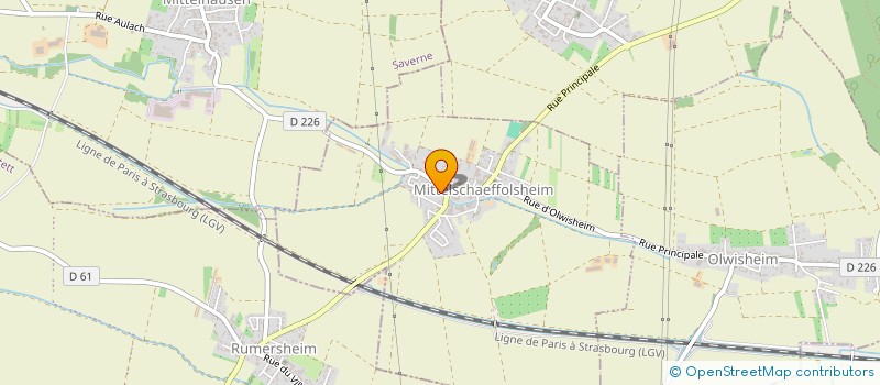 localisation de l'entreprise L'HAIR  MITTELSCHAEFFOLSHEIM