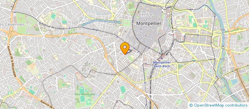 localisation de l'entreprise L'HAIR AU TOP à MONTPELLIER