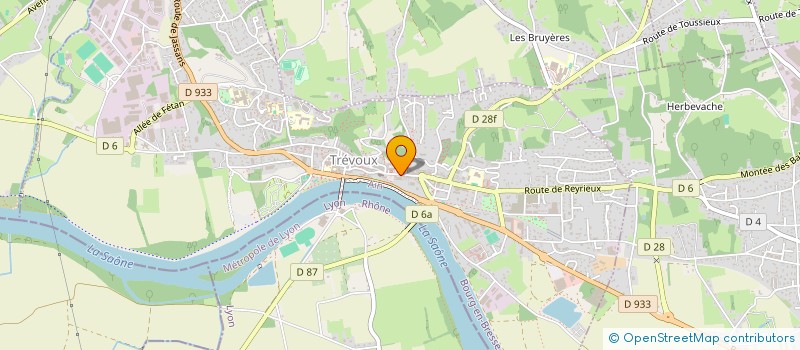 localisation de l'entreprise L'HAIR D'UN TEMPS à TREVOUX