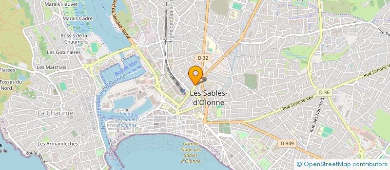 localisation de l'entreprise L'HAIR DES SABLES à LES SABLES D'OLONNE