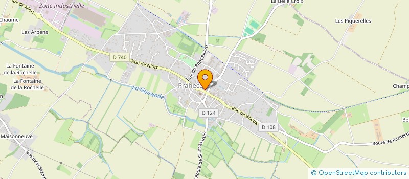 localisation de l'entreprise L'HAIR DU BONHEUR  PRAHECQ