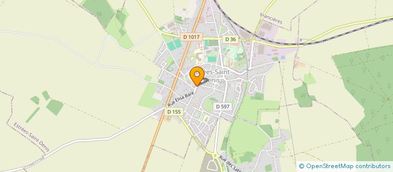 localisation de l'entreprise L'HAIR DU TEMPS  ESTREES-SAINT-DENIS