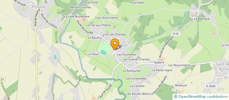 localisation de l'entreprise L'HAIR DU TEMPS  L'ORBRIE