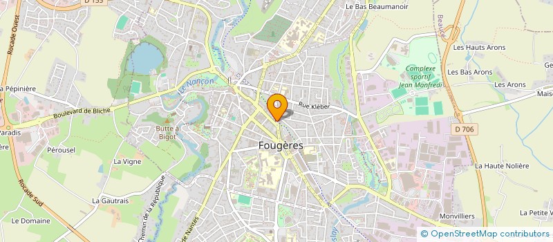 localisation de l'entreprise L'HAIR ZEN  FOUGERES
