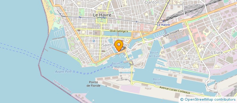 localisation de l'entreprise L HALIOTIS à LE HAVRE