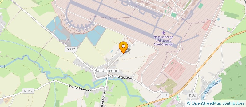 localisation de l'entreprise L'HANCKRE  BAUDONCOURT