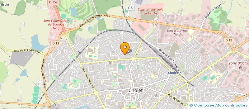 localisation de l'entreprise L'HAPPYNOUS à CHOLET