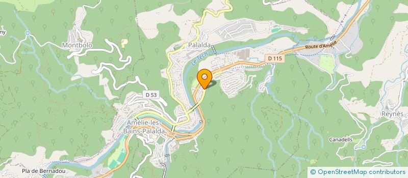 localisation de l'entreprise L'HARDIESSE  AMELIE-LES-BAINS-PALALDA