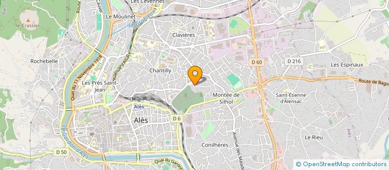 localisation de l'entreprise L'HARDY SCI  ALES