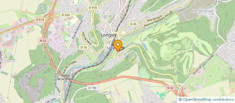 localisation de l'entreprise L'HARE D'HETRE à LONGWY
