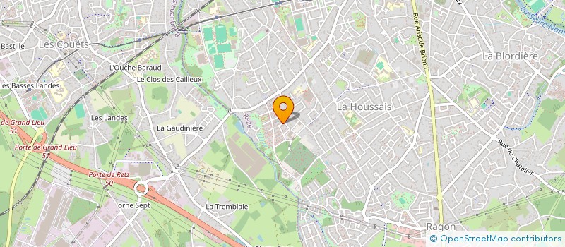 localisation de l'entreprise L'HARENG SCENE  REZE