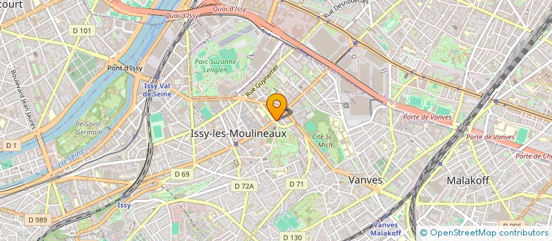 localisation de l'entreprise L HARISSA à ISSY-LES-MOULINEAUX