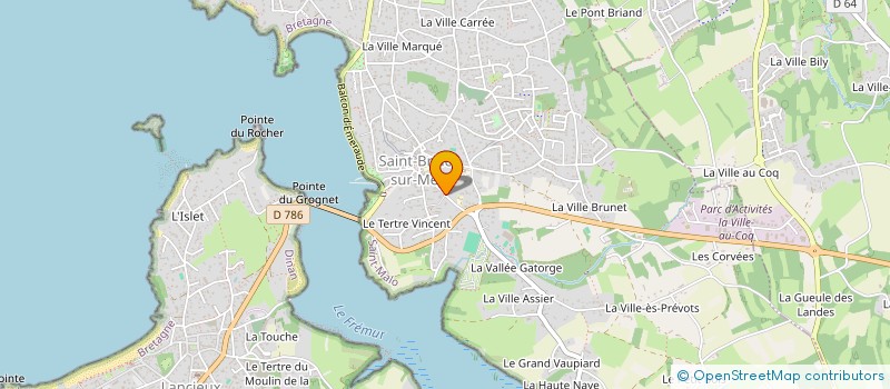 localisation de l'entreprise L'HARMATTAN  SAINT-BRIAC-SUR-MER