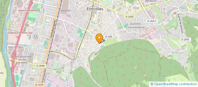 localisation de l'entreprise L'HARMONIE DES SAVEURS à ECHIROLLES