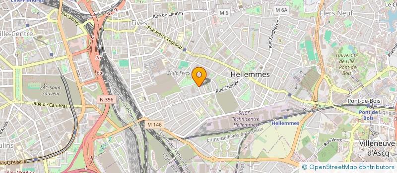 localisation de l'entreprise L'HARMONIE DES SPHERES à LILLE